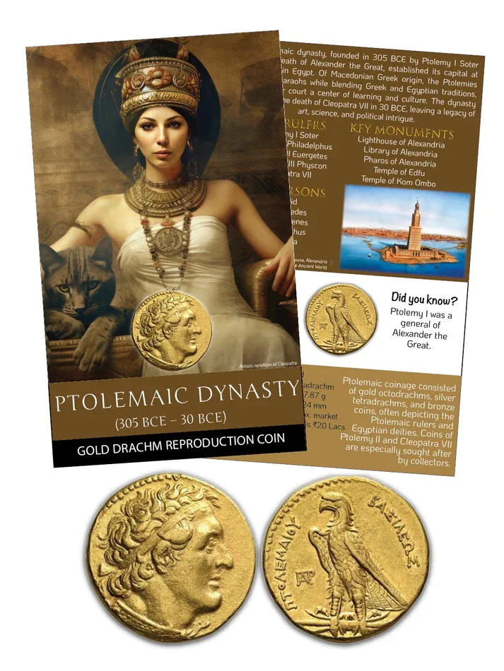 Ptolemaic Dynasty Issue Blister Pack Ultra Unique and Rare