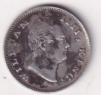 British-India ½ Rupee 1835 - William IV Rare Silver Coin #V-104