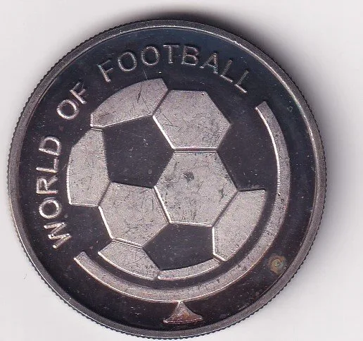 Uganda 1000 Shillings 2002 - Football Rare Silver Coin #V-202