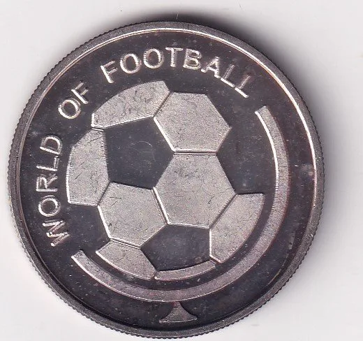 Uganda 1000 Shillings 2002 - Football Rare Silver Coin #V-213 (Copy)