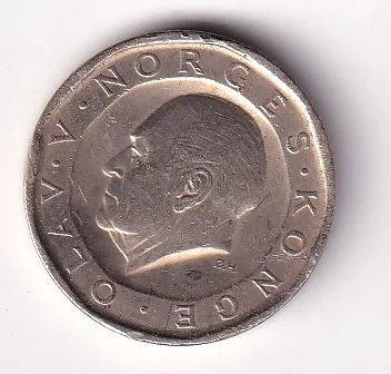 Norway 10 Kroner Rare Coin #I-120