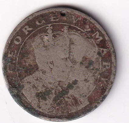 1911 British George V MARY Medivel Coin #I-121