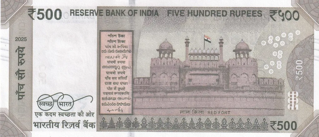 123456 Fancy Number 500 Rupees Governor Sanjay Malhotra Rare GEM UNC Note