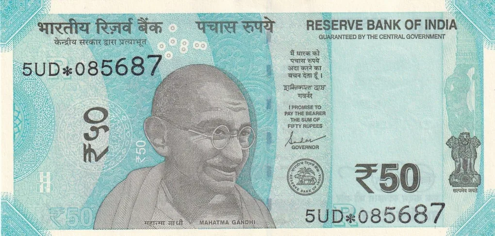 Star Reverse 786 Fancy Number 50 Rupees Governor Shaktikant Das Rare Note