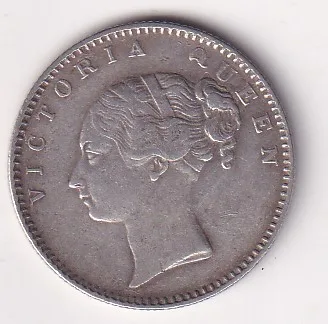 British-India ½ Rupee 1840 - Victoria Continuous legend High Grade Rare Silver Coin #1000