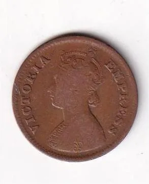 British India ½ Pice 1899 Victoria Rare Coin#I-176