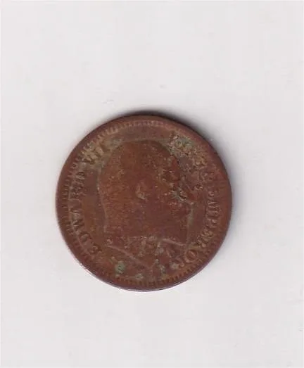 British India ½ Pice 1903 Edward VII Coin #I-191