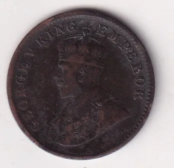 ¼ Anna 1911 Rare Dategeorge Fifth High Graded PIG Coin # I-272