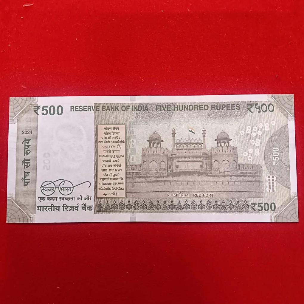 500 Rs Fancy Number Note 333333 Gem Bunc Condition
