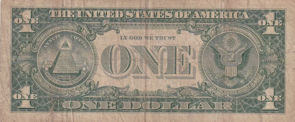 America One Dollar (Silver Certificate 1957 Series) Rare Note