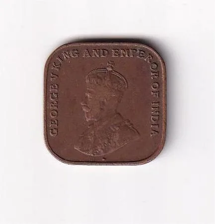 Straits Settlements 1 Cent 1920 George V Rare Coin #D-120