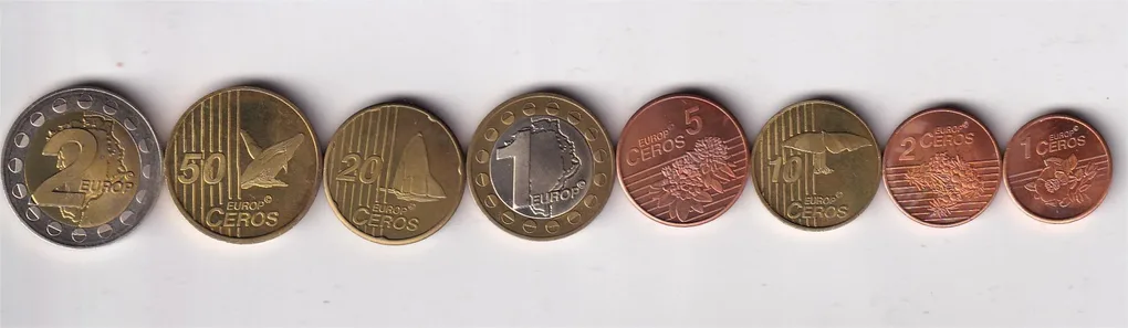 Greenland (8 Pcs) Europ Unc Coin Set #D-140