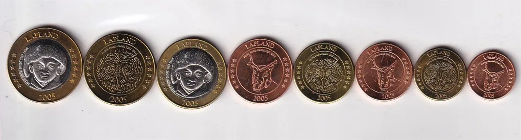Sweden (8 Pcs) Euro Unc pattern Coin Set #D-144