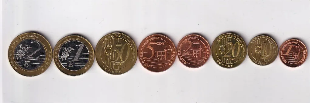Moldova (8 Pcs) Unc pattern Coin Set #D-145