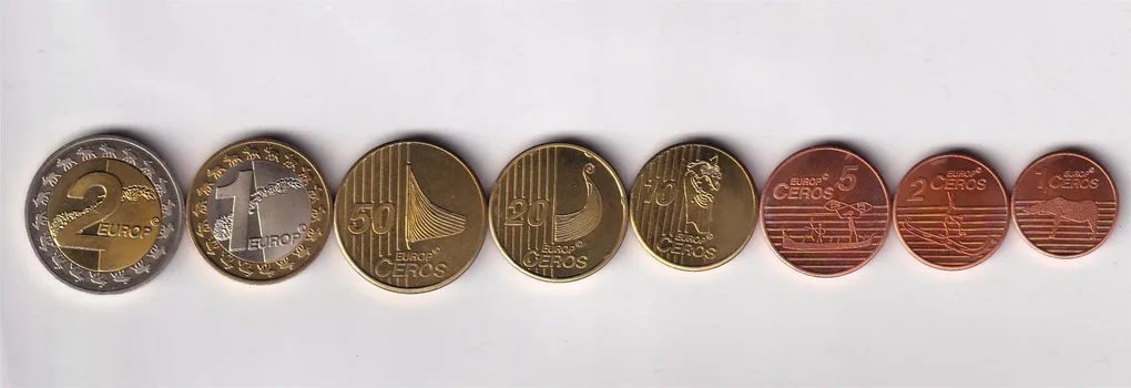 Norway 2004 (8 Pcs) Unc Pattern Coin Set #D-152