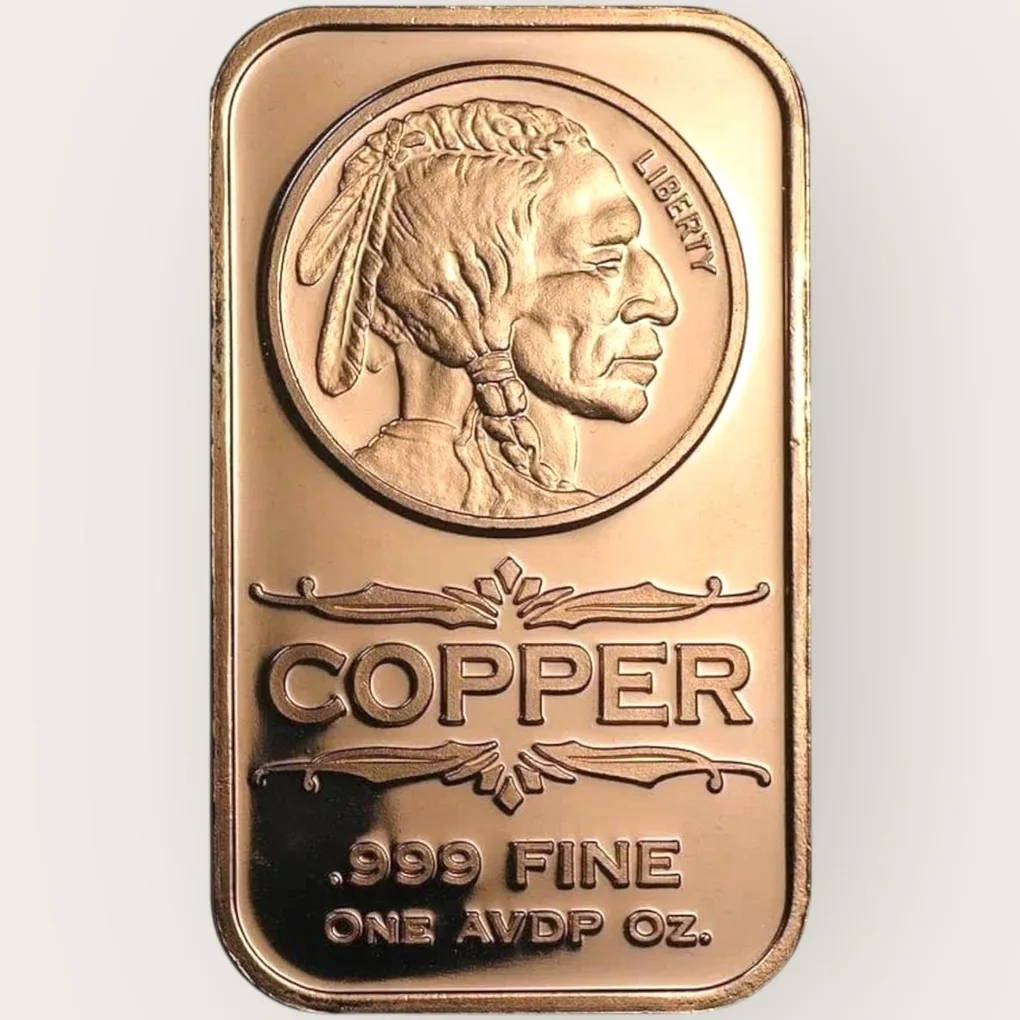 United States Liberty Eagle Coin Pure Copper 1 Oz Bar Unique and Rare