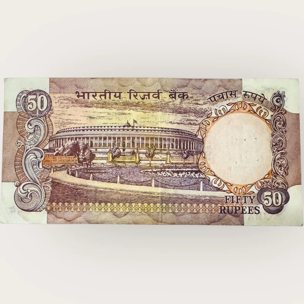Rs 50 Vintage Issue Star Shahrukh Khan Birthday Note Date of Birth 2nd November 1965 Gem Unc Very Unique and rare