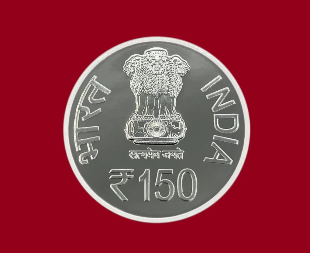 150 Years of India Metrological Department 1875 - 2025 Rare (40GRAM Silver) Coin Mumbai Mint ((UNC Set))