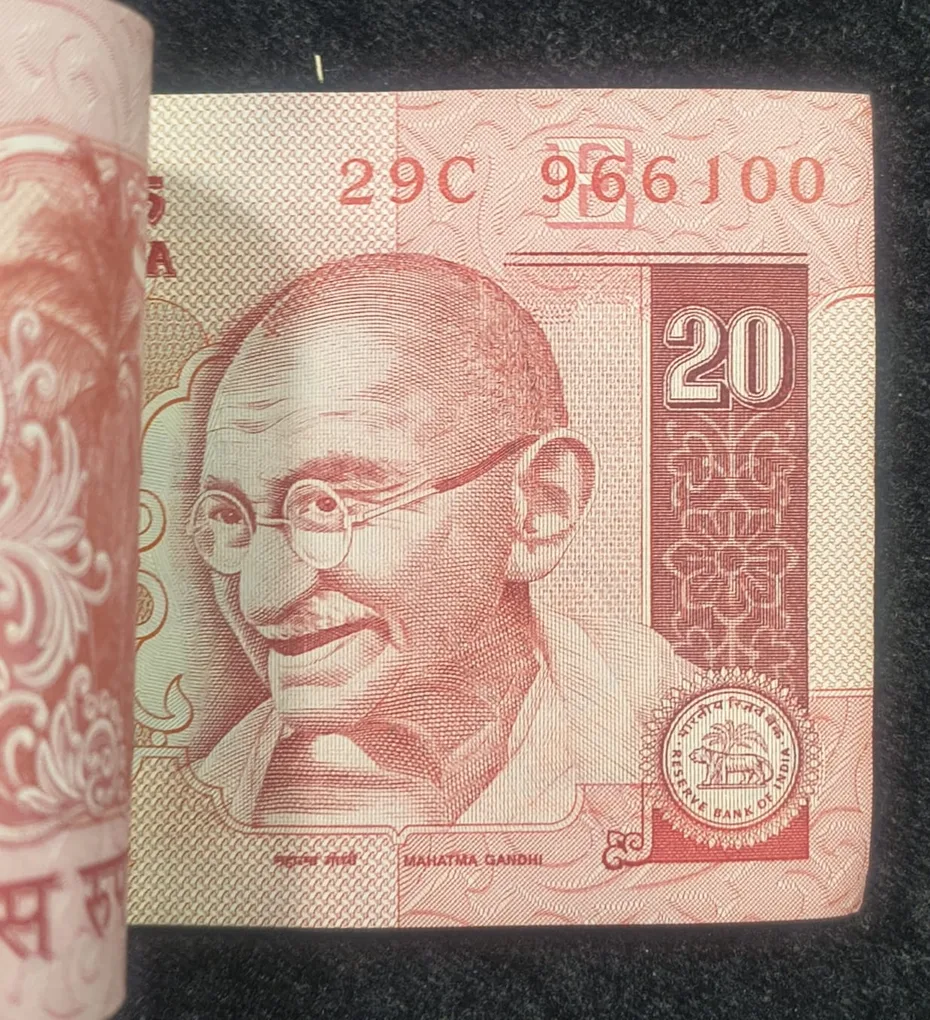 2007 Governor Y.b.reddy 20 Rupees Old Issue Rare Serial Packet