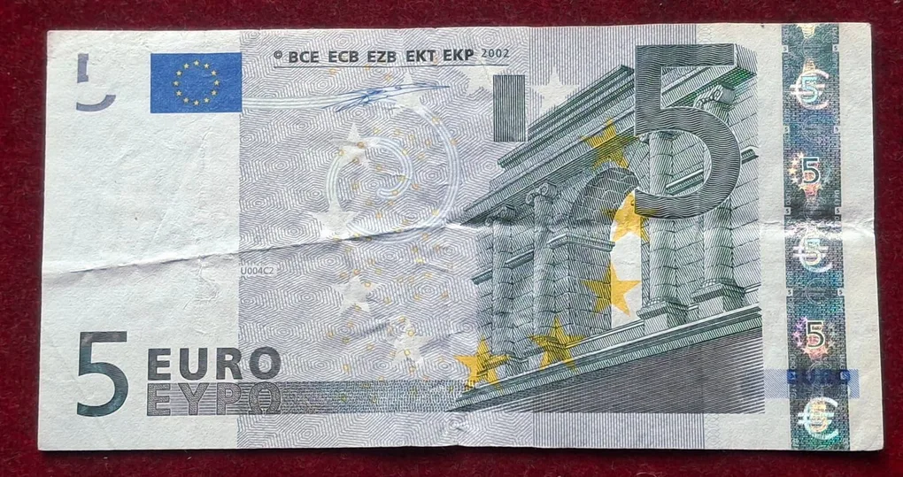 Eurozone 5 Euros Europa Series Rare World Note #B2