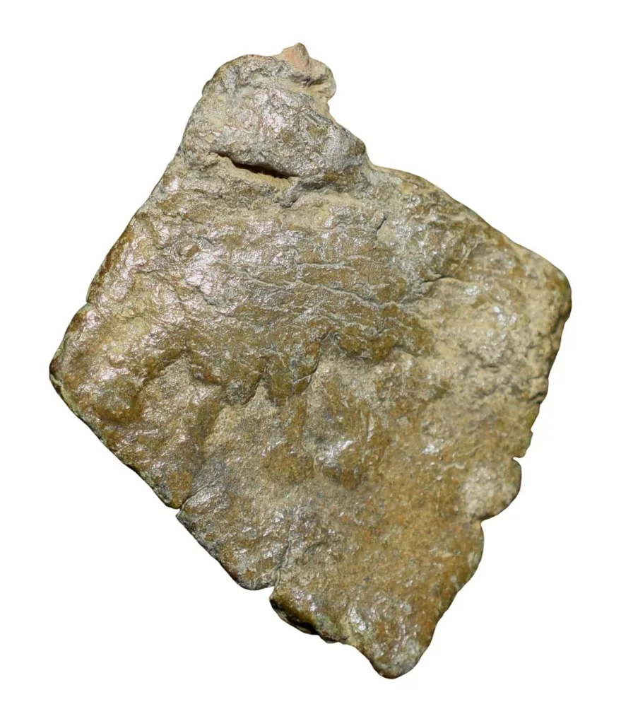 Copper Coin of Satavahana Dynasty(1st Cen. BC) from Pusad with Elephant/Ujjaini Symbol