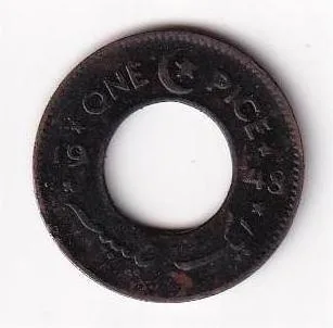 Pakistan One Pice (1948) First Issue Rare Coin #D-199