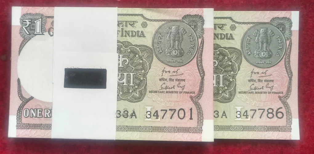 1 Rupees 2018 Governor Subhash GARG Rare Serial Packet with Fancy Number Ending 786