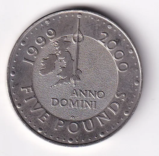 United Kingdom 5 Pounds 1999-2000 (Elizabeth II Millennium) UNC Commemorative Coin#D-249