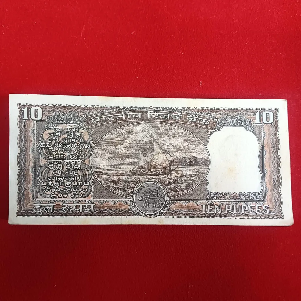 Ten Rs Rare Black Boat Full Bundle Governor RN Malhotra UNC Condition 863101
