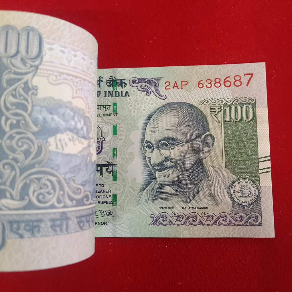 100 Rs Rare Full Bundle Governor Urjit Patel Doubling No 638638 Year 2016 638601