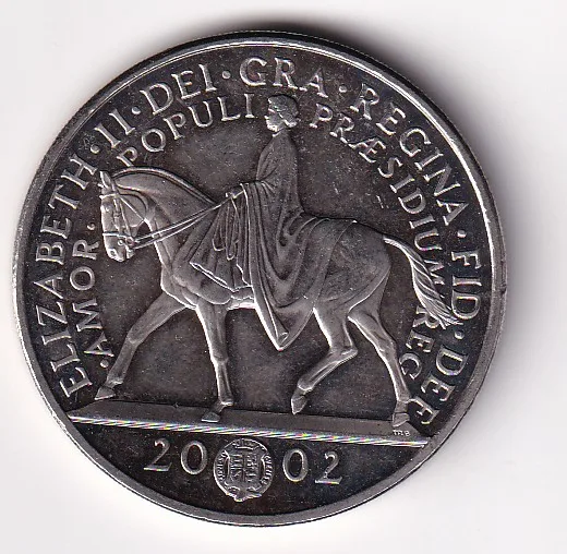 United Kingdom 5 Pounds 2002 (Elizabeth II Golden Jubilee) UNC Commemorative Coin#Z-19