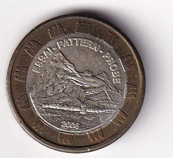Liechtenstein 1 Europ 2006 Bimetallic Pattern Coin#Z-71