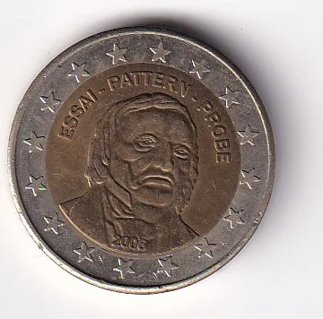 Estonia 2 Europ 2006 Bimetallic Pattern Coin #Z-81