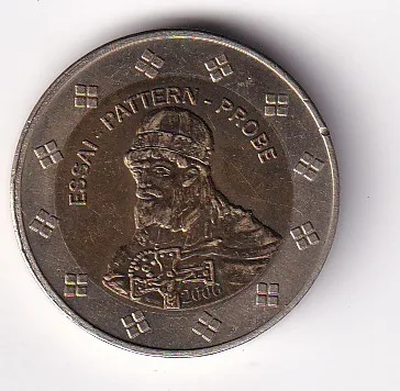 Polonia 2 Europ 2006 Bimetallic Pattern Coin #Z-84