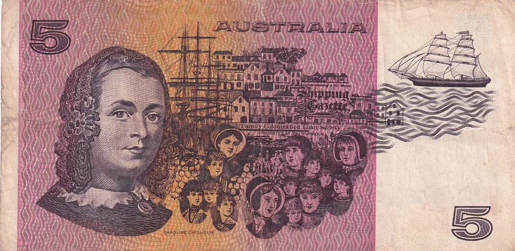 Australia 5 Dollars Rare Lowest Price Note #B2