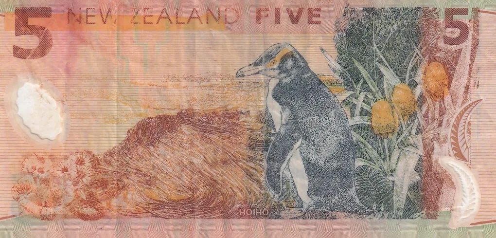 New Zealand 5 Dollars Rare Lowest Price Note #B2