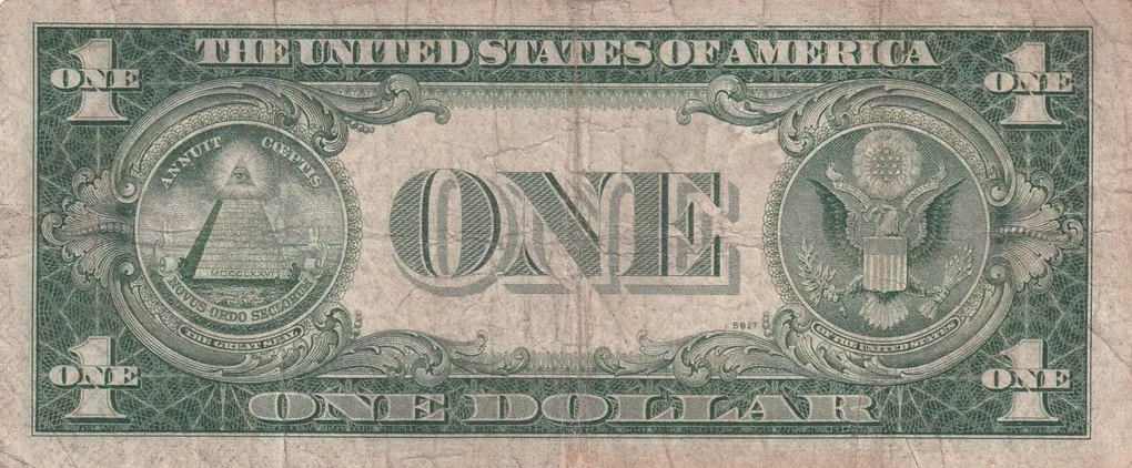 United States 1 Dollar (1935) Silver Certificate, Blue Seal Rare World Note #B2