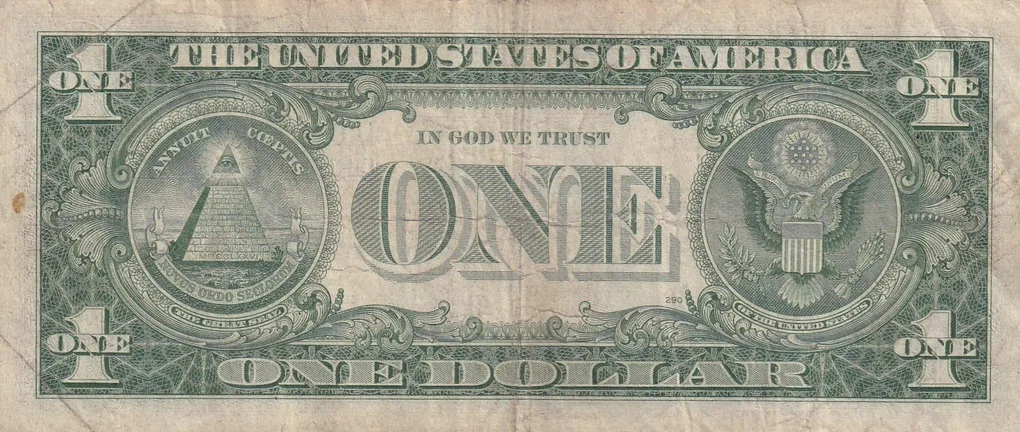 United States 1 Dollar (1957) Silver Certificate, Blue Seal Rare World Note #B2