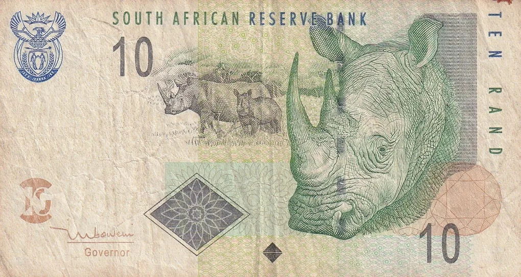 South Africa 10 Rand Rare World Note#B2