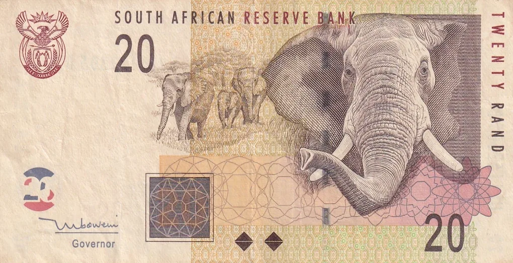 South Africa 20 Rand Rare World Note#B2