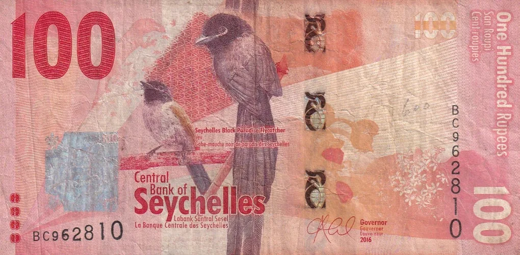 Seychelles 100 Rupees Rare World Note#B2