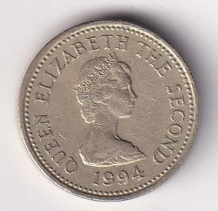 Jersey 1 Pound - Elizabeth II Schooner, Resolute Rare Coin #Z-115