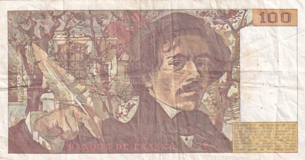 France 100 Francs foreign Note