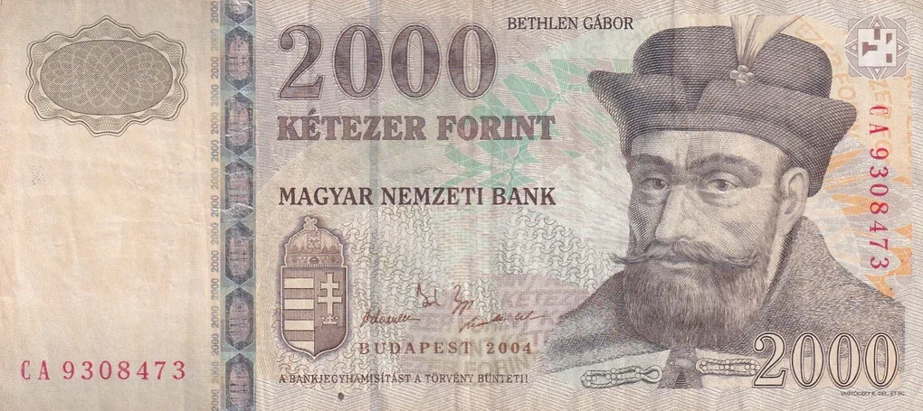 Hungary 2000 Forint Rare World Note #B2