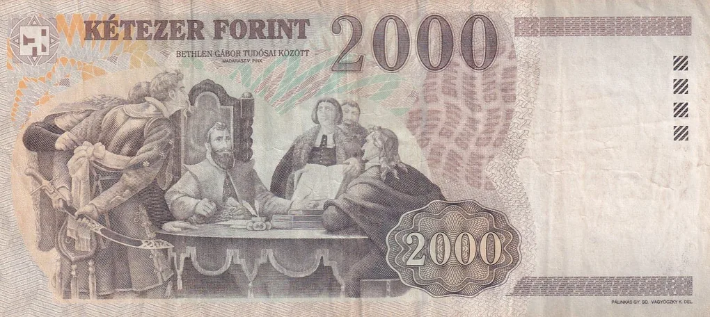 Hungary 2000 Forint Rare World Note #B2