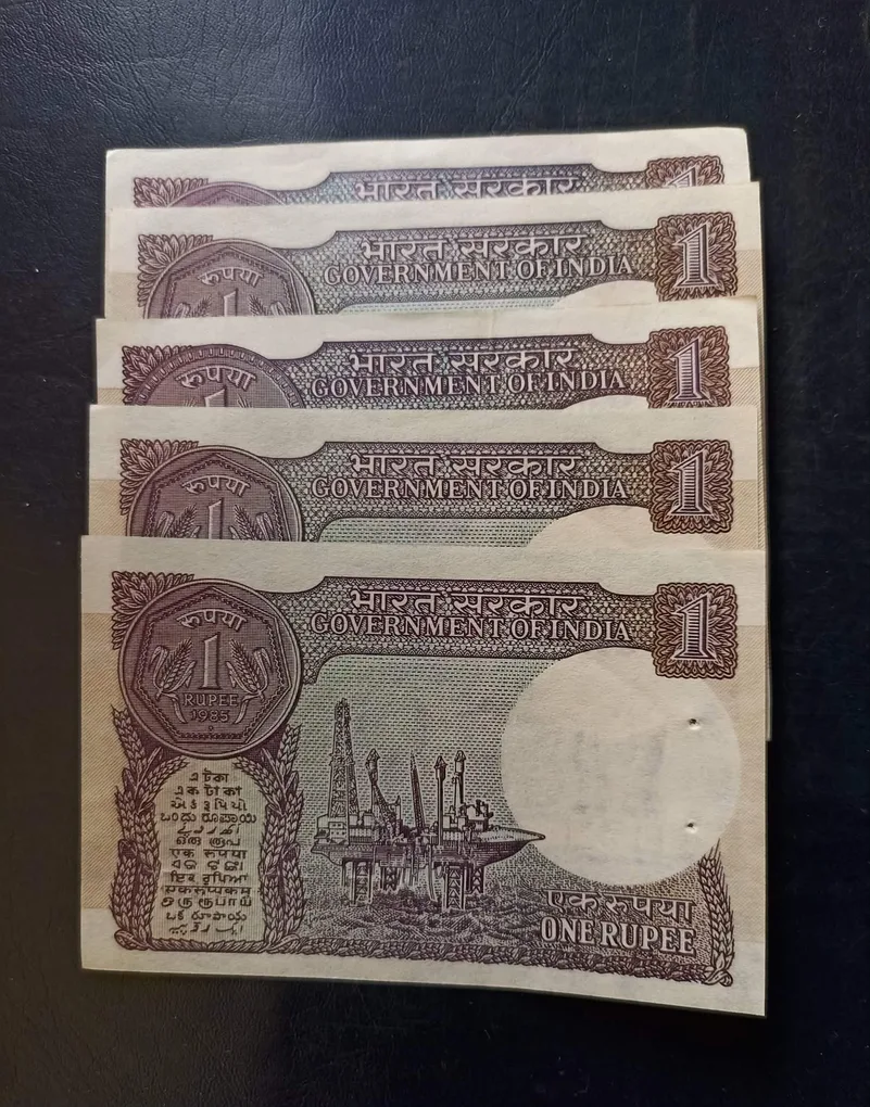 Reserve Bank of India Denominaton 1₹ Condition unc Governor S Venkatraman Same and similar set are available