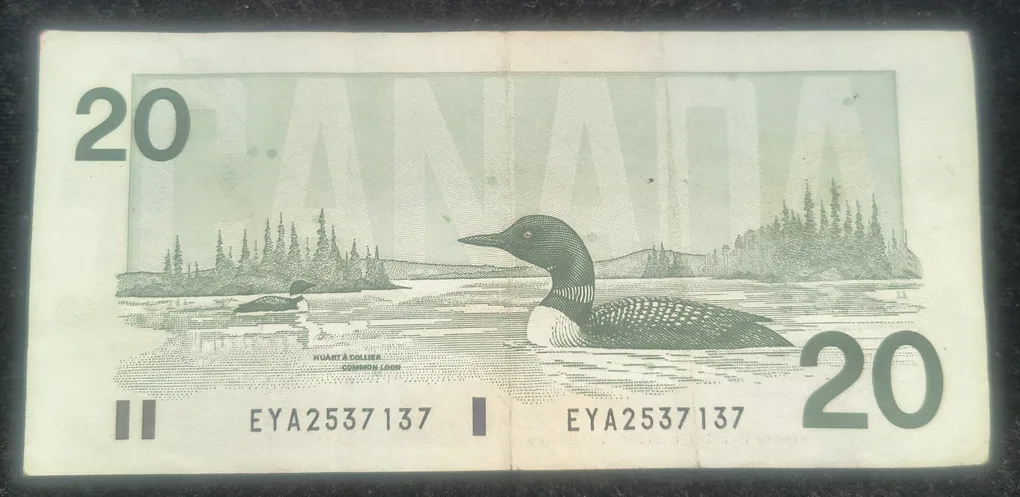 Canada 20 Dollars Rare Bank Note#B-2