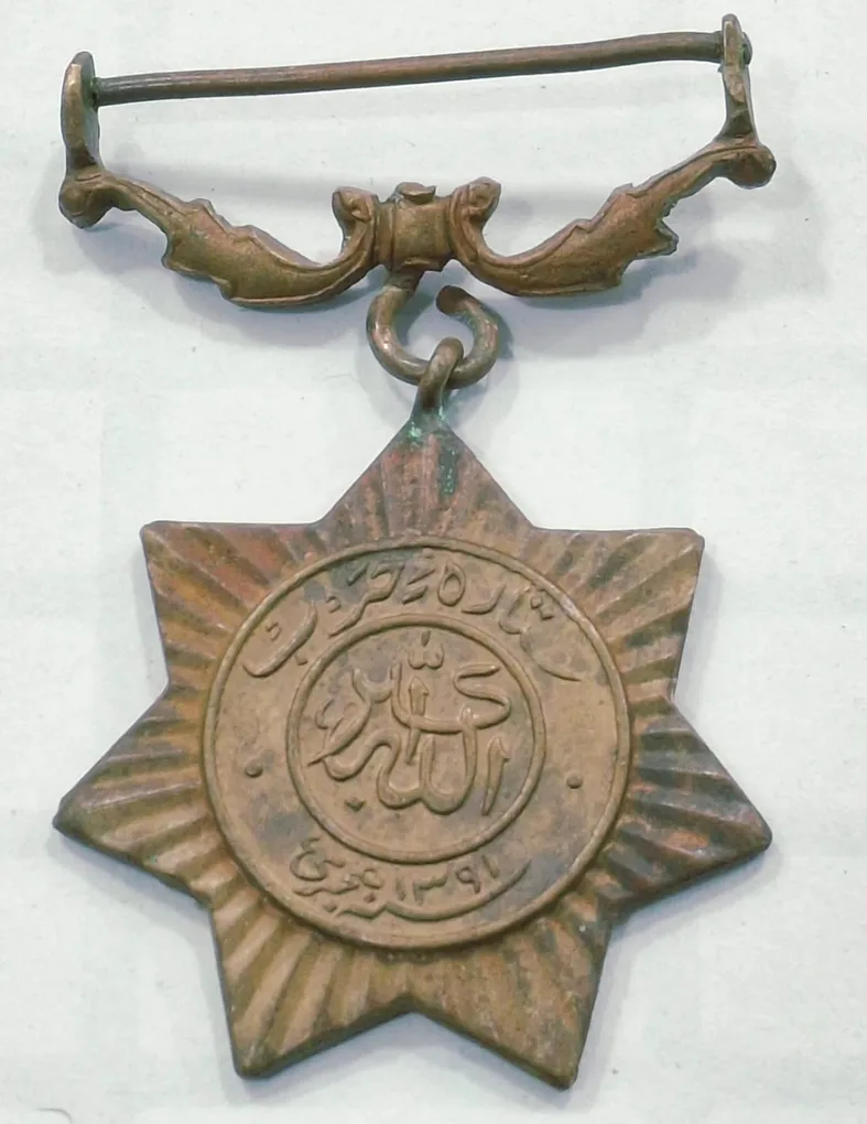 1971 Pakistan-India War Campaign Star (Sitara-e-Harb 1971) Medal #D-190