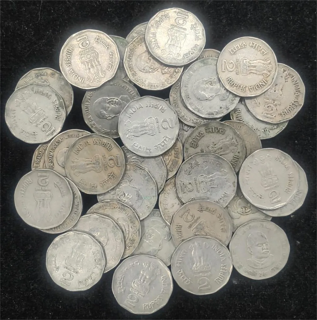 India 2 Rupees Dr. Syama Prasad Mookerjee Rare (10 Pcs Lott)