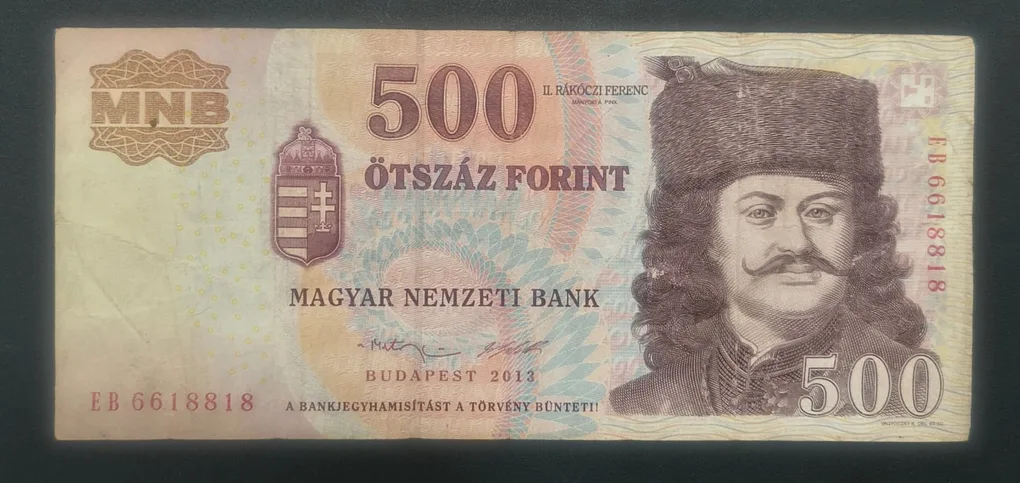 Hungary 500 Forint Rare World Note#B2
